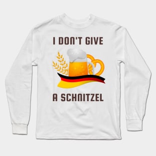 I don't give a Schnitzel Long Sleeve T-Shirt